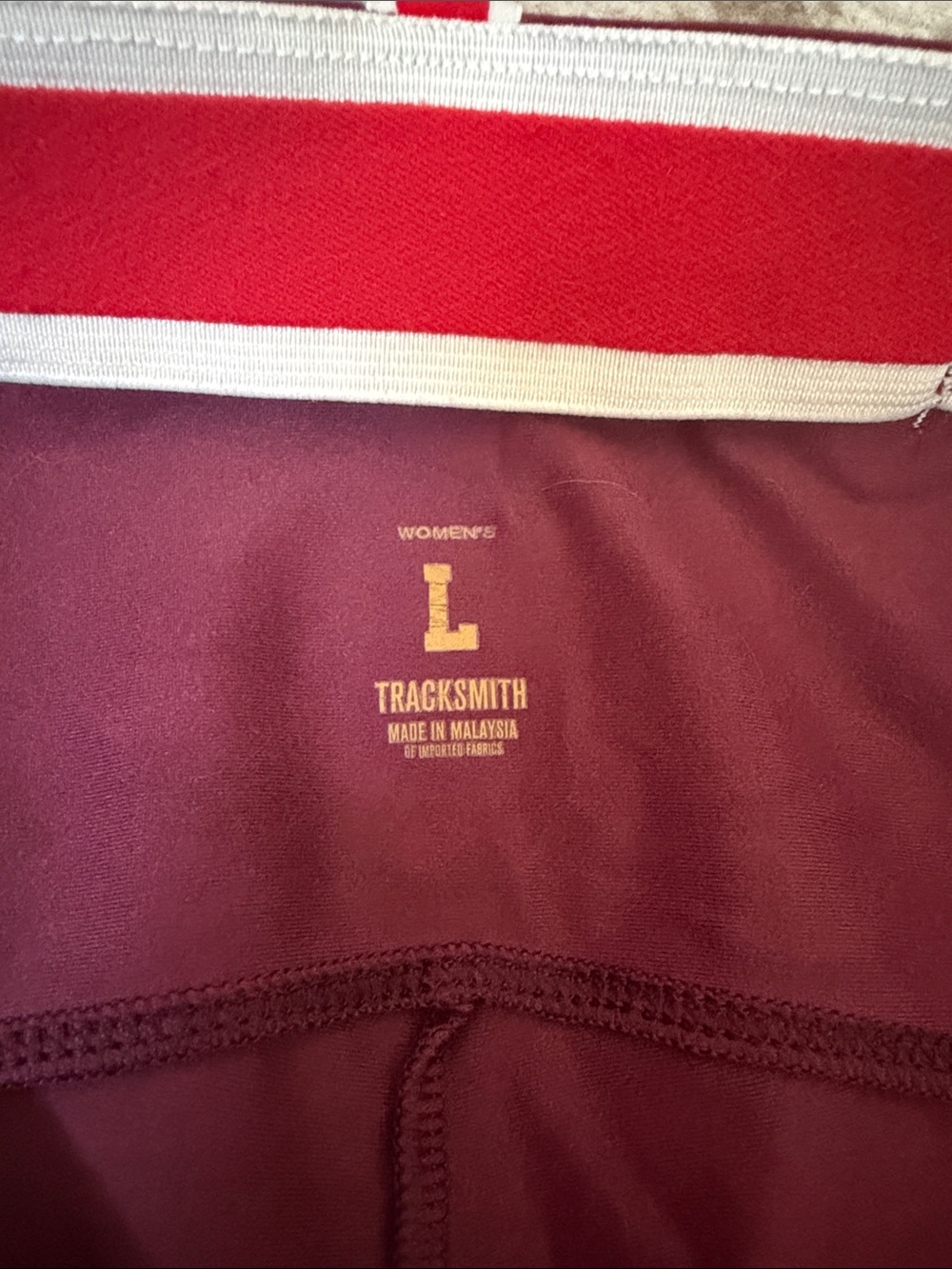 Tracksmith Women's Maroon Performance Run Shorts Large - Picture 2 of 11
